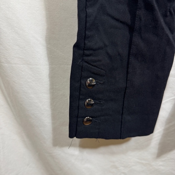 Style & Co Dress Pants Womens Size 9 Cropped Stretch Classic Tapered Monochrome - Picture 3 of 8